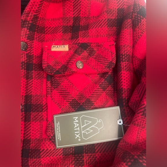 Matix Sherpa Lined Fleece Jacket with Hood - Picture 4 of 5